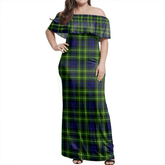 Clan Campbell Of Breadalbane Modern Tartan Hawaii Dress LD54 Clan Campbell of Breadalbane Tartan Hawaii Dress